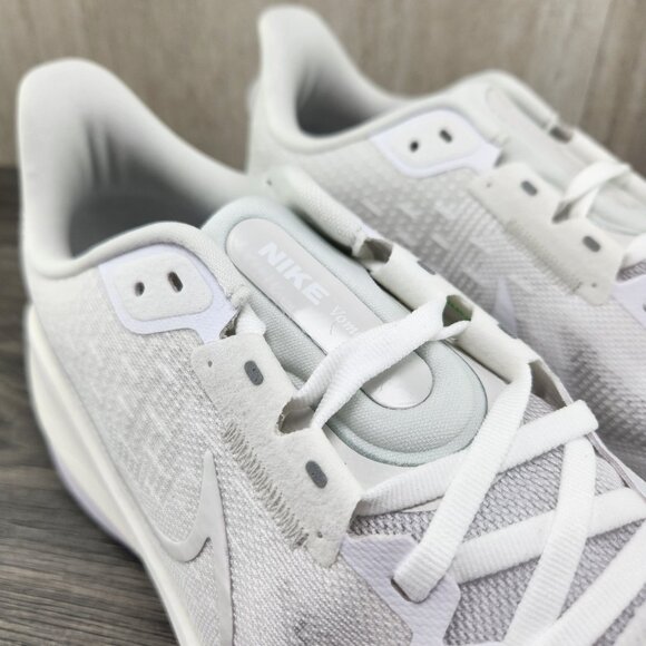 Nike Vomero 17 Size 12.5 Mens White Platinum Tint Casual Running Shoes - Picture 3 of 10